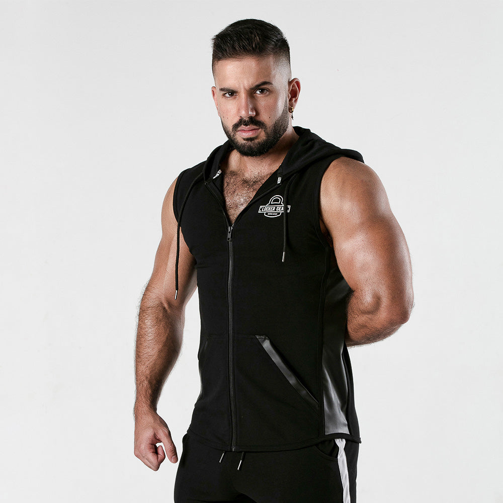 BACKROOM SLEEVELESS HOODY