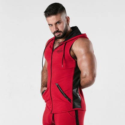 BACKROOM SLEEVELESS HOODY