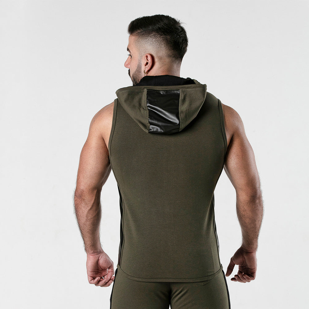 BACKROOM SLEEVELESS HOODY